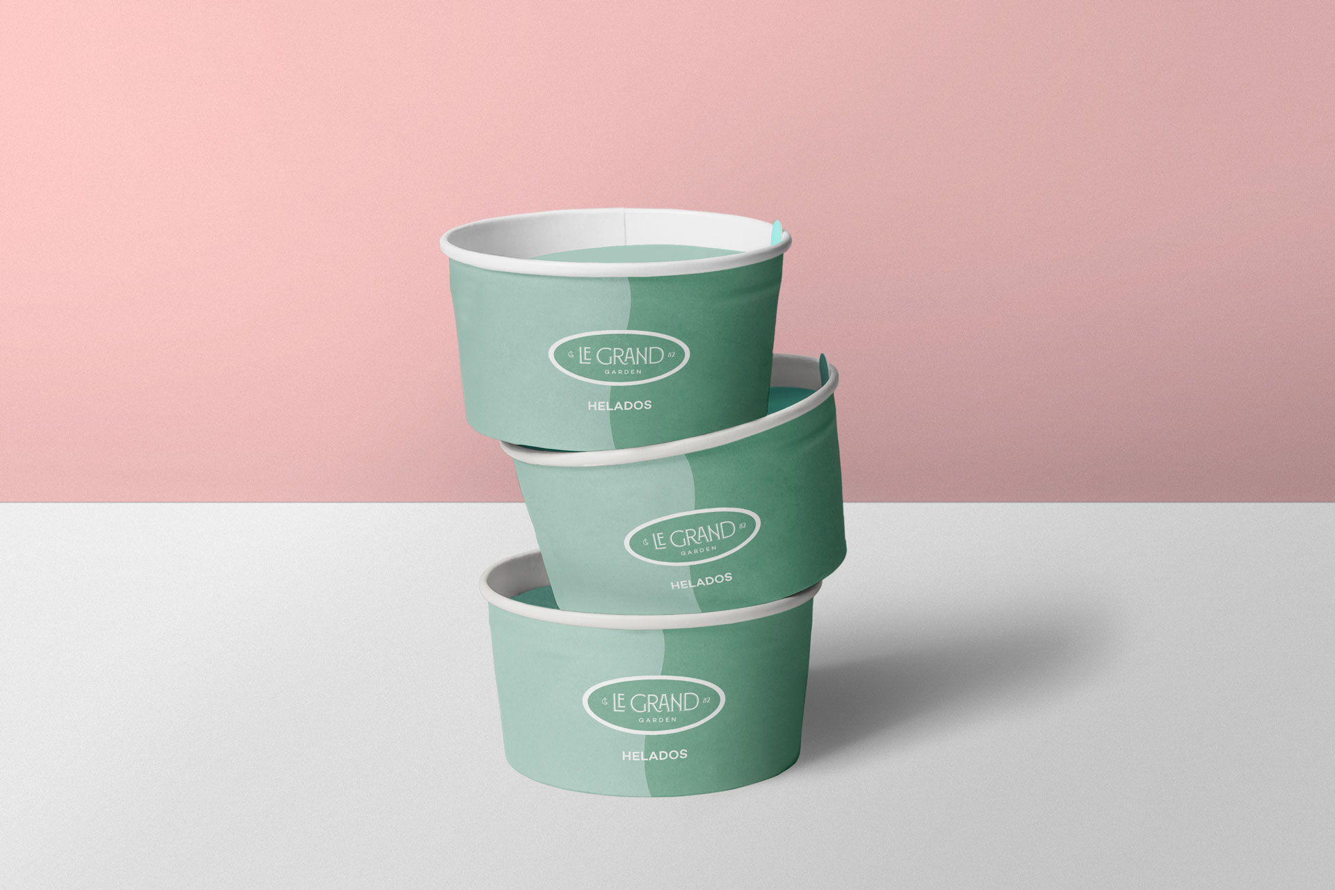 Diseño para empaque de helado