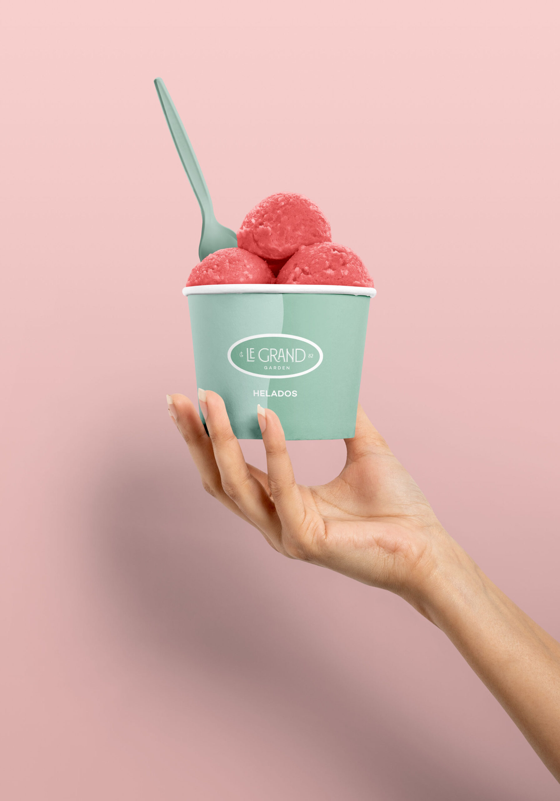 Diseño para empaque de helado