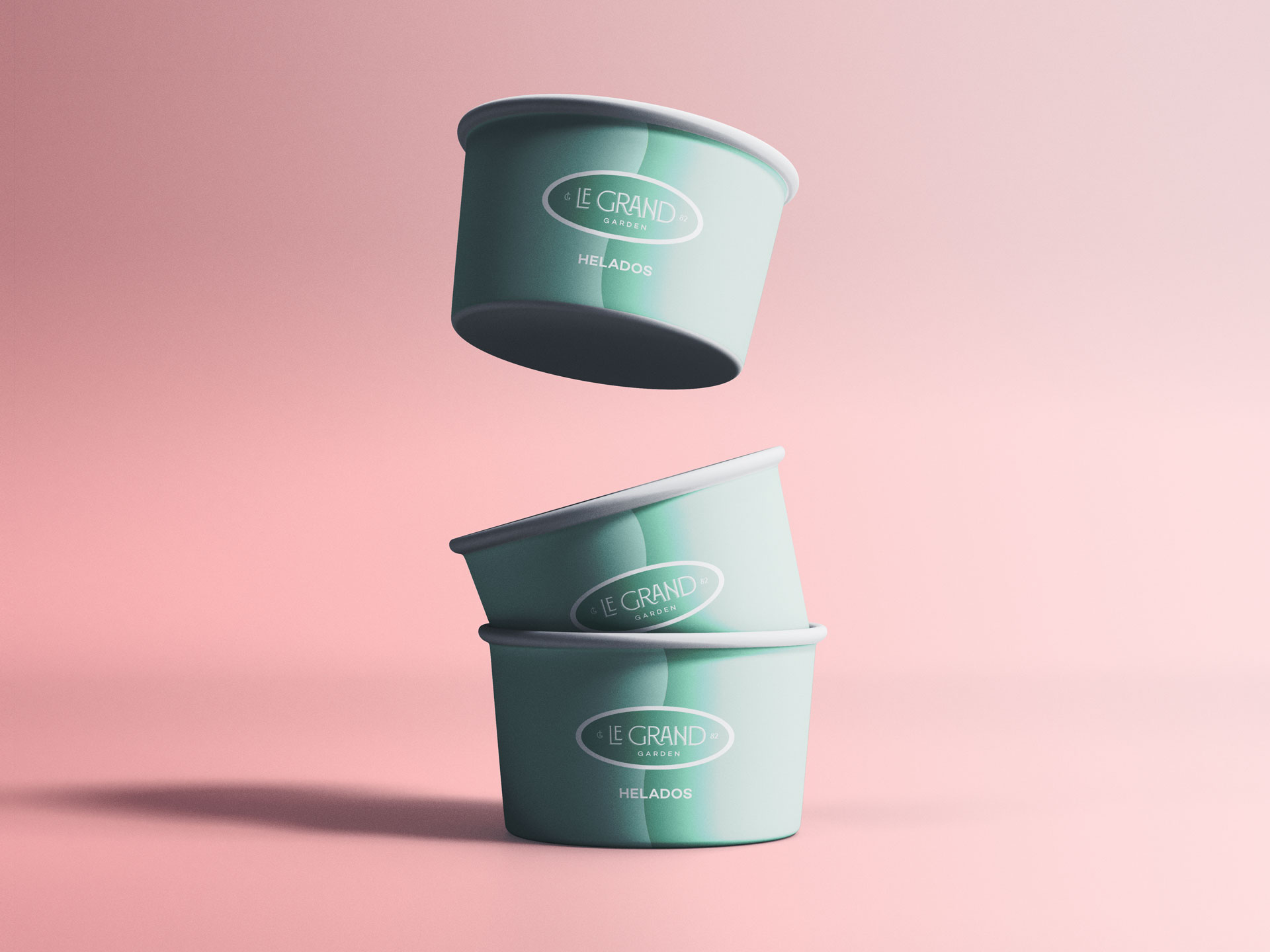 Diseño para empaque de helado