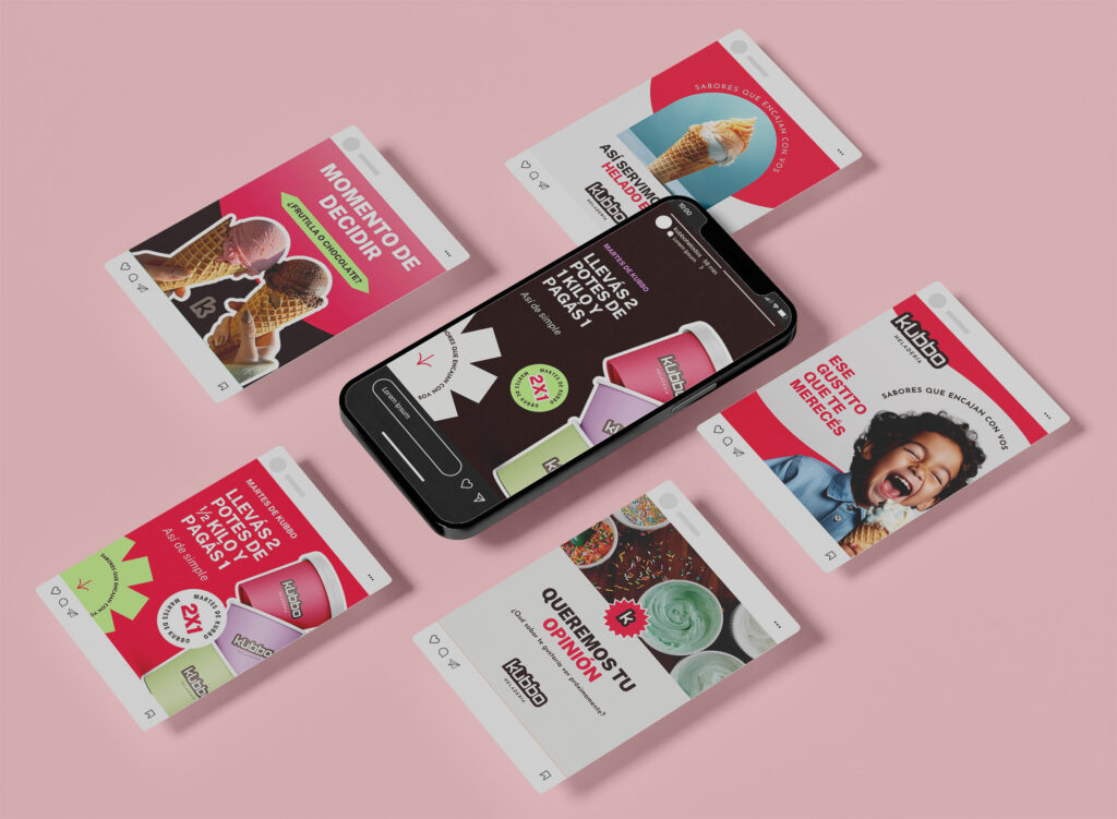 Branding Heladería Diseño Gráfico en Bogotá